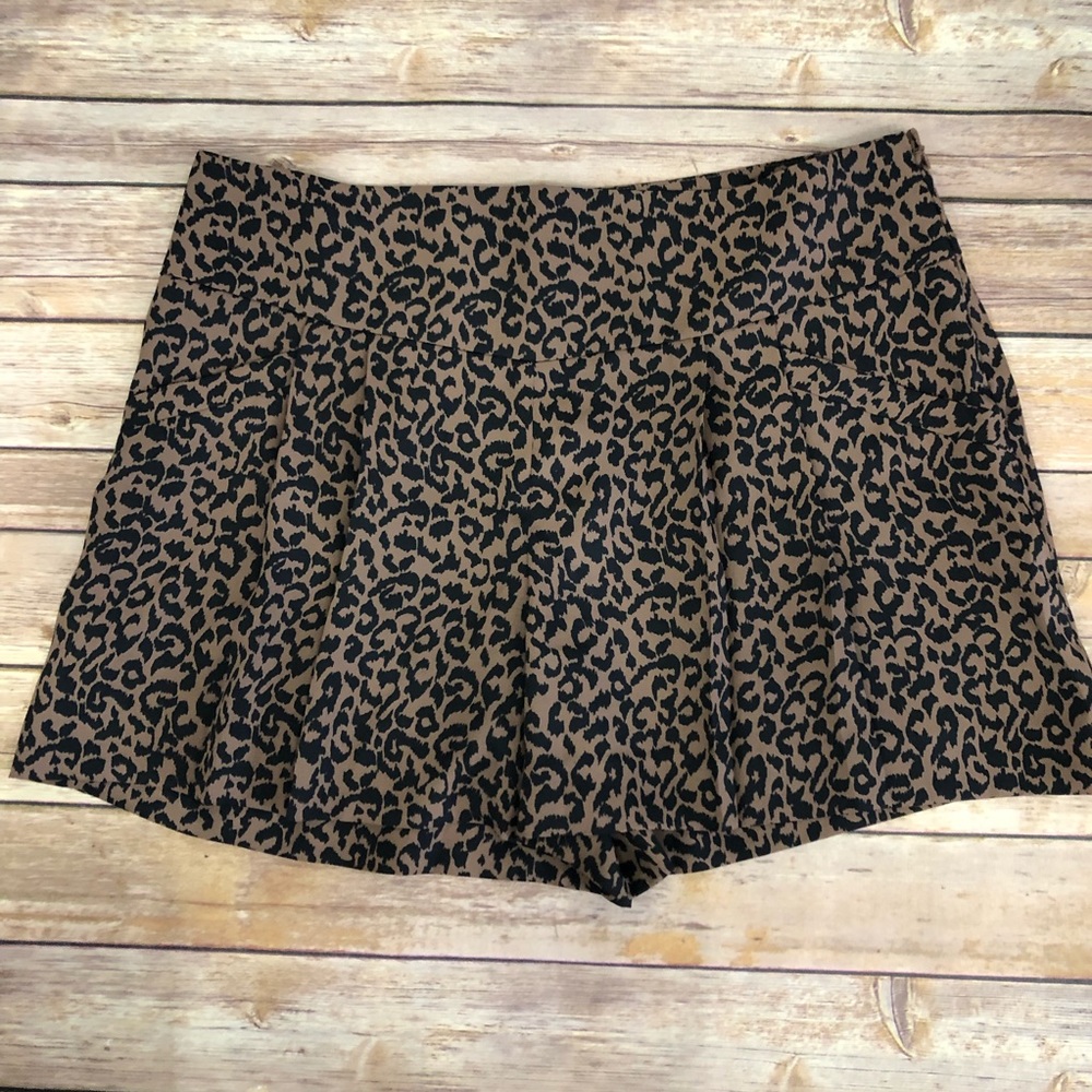 Loft Leopard Shorts